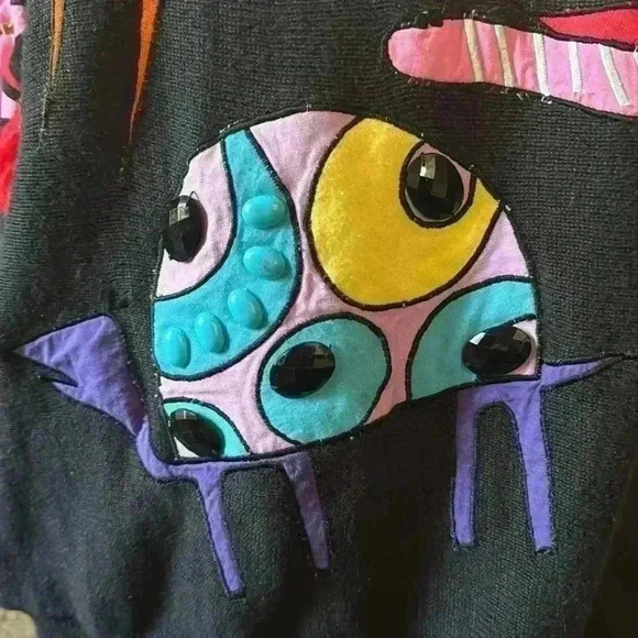 Beetlejuice Halloween inspired 80’s sweater - Picture 8 of 8